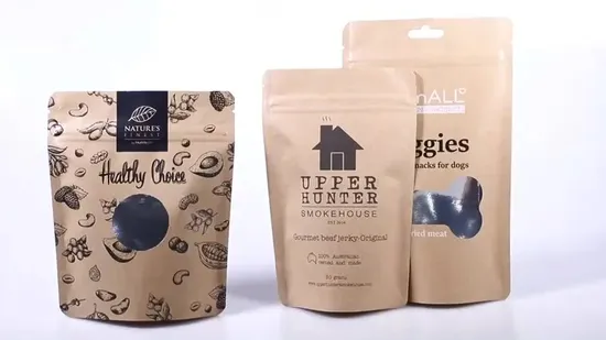 High Quality Zipper Stand up Pouch Food Packing Packaging Coffee Bean Bags