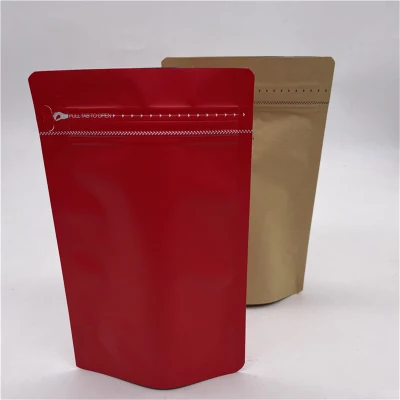 Custom Logo Printed Biodegradable Plastic Packaging Coffee Beans Bags